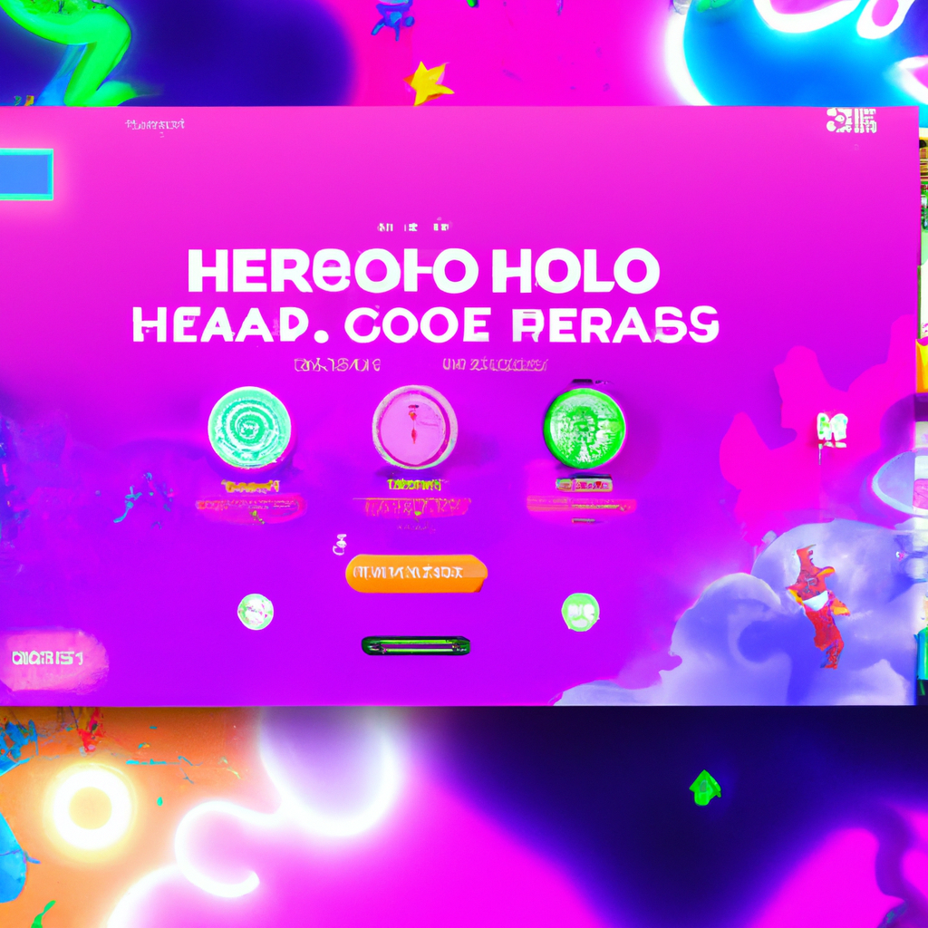 ArcadeForge hero art: stylized microgame montage